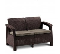 Диван Афина Мебель Yalta 2set AFM-1020A Brown