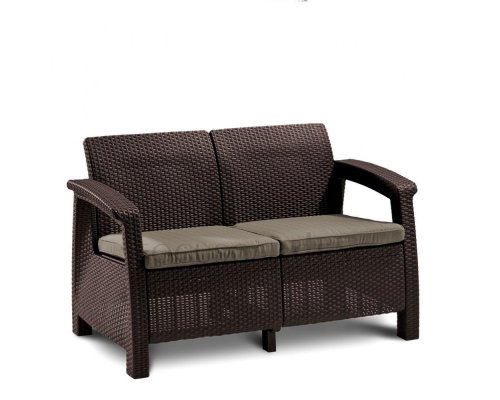 Диван Афина Мебель Yalta 2set AFM-1020A Brown