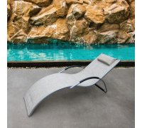 Шезлонг-лежак Афина-Мебель Грация-2 MC-3039GB Beige