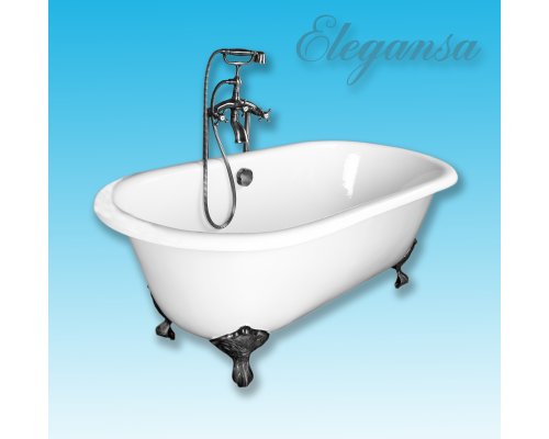 Чугунная ванна Elegansa Gretta Chrome