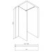 Душевая перегородка ABBER Immer Offen AG61100B