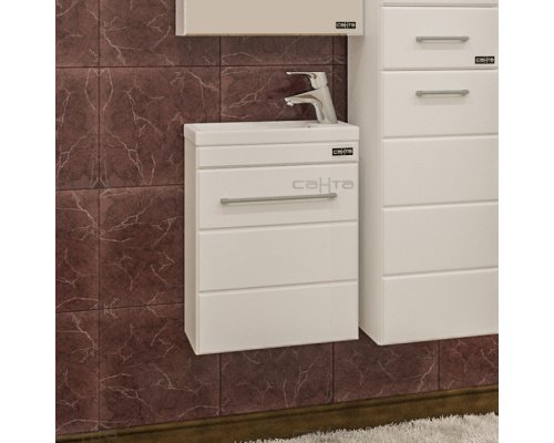 Тумба с раковиной Санта Омега 40 подвесная