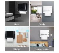 Диспенсер для бумажных полотенец CeramaLux Е6002 белый