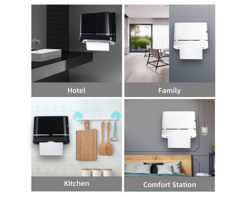 Диспенсер для бумажных полотенец CeramaLux Е6002 белый