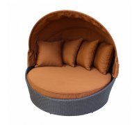 Шезлонг-диван Kvimol КМ-0099 коричневый