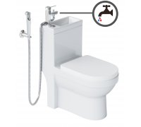 Унитаз Laguraty 8074 с раковиной и гигиеническим душем