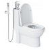 Унитаз Laguraty 8074 с раковиной и гигиеническим душем