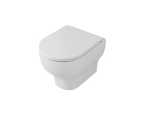 Унитаз подвесной безободковый OWL Tid Cirkel-H с сиденьем DP микролифт