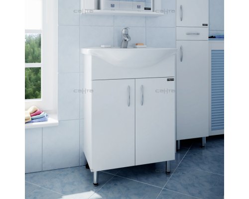 Тумба с раковиной Санта Уют 55, 2 двери