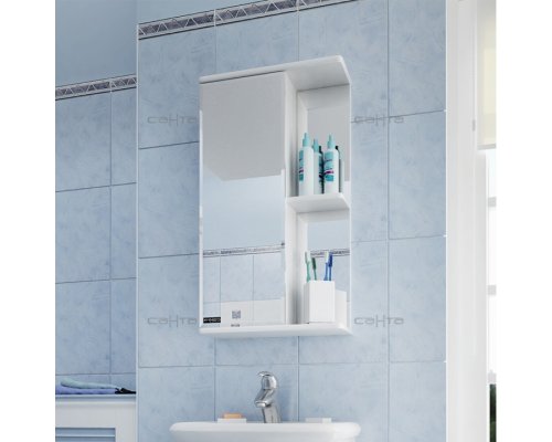 Зеркало-шкаф Санта Ника 40 L, фацет