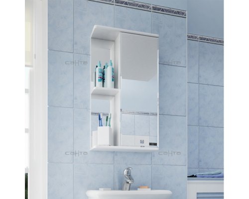 Зеркало-шкаф Санта Ника 40 R, фацет