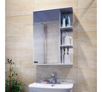 Зеркало-шкаф Санта Ника 50 L, фацет