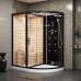 Душевая кабина Tiko Solli T00201L черная, с инфракрасной сауной