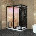 Душевая кабина Tiko Helmi T00301L черная, с инфракрасной сауной