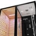 Душевая кабина Tiko Helmi T00301R черная, с инфракрасной сауной