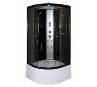 Душевая кабина НХ 409(B), черная, белая