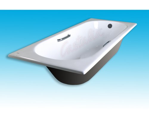 Чугунная ванна Castalia (170 см) с ручками