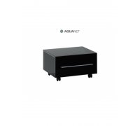 Тумба Aquanet Верона 58 подкатная черная