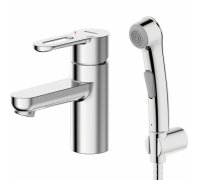 Смеситель Bravat Stream-D F137163C-1, для умывальника, с гигиеническим душем